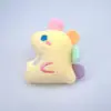 Lindo Peluche Colorido Colgante de Dinosaurio Dibujo Animado Juguete Relleno Muñeca Broche Mochila Bufanda Accesorios Materiales