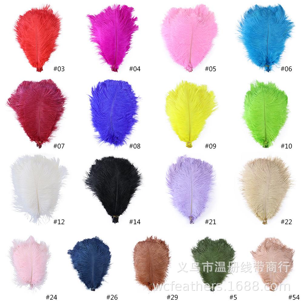 20-25cm 鸵鸟毛散支拼图