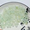 Cuentas sueltas de cristal de jade de imitación de 8 mm con orificio pasante, accesorios de ropa chinos, horquillas para el cabello, accesorios de joyería de cristal checo.