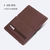 Nova Carteira Mágica Flip Masculina Porta Cartões PU Porta-Moedas Masculino Carteira Curta com Zíper Fabricante Atacado Logo