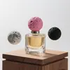 Omk Adornos de Tapa de Botella de Perfume de Lujo Accesibles Hechos de Material de Piedra Ecológico Textura de Luna Personalización