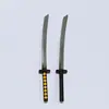 Mini Espada Famosa Liga de Zinco Modelo de Espada Arma com Bainha Brinquedo Faca Oriental Japonesa Pingente Artesanato de Metal