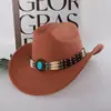 Sombrero de Vaquero Transfronterizo, Sombrero Estilo Bohemio, Sombrero de Vaquero, Ropa de Moda, Accesorios, Cadena para Sombrero de Vaquero al por Mayor