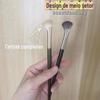 Pincel de sombra nasal semi-leque pincel de maquiagem formato foice cabeça oblíqua pequeno leque ponte do nariz sombra modificação alto Halo pincel de tingimento transfronteiriço