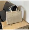 Bolsa Grande Tejida Fashion Explosions para Mujer 2024 Nueva Moda Elegante Bolso Tote de Gran Capacidad Bolsa Casual para el Trabajo