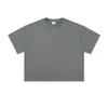 Camiseta de peso pesado con cuello redondo personalizada Ropa de trabajo Impresión de LOGOTIPO Camisa publicitaria Verano Algodón Marca de moda Hombres Mujeres Deportiva Manga corta