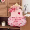 Saia de Gaze para Pet Vestido Fino de Verão para Cães Pequenos como Poodle, Teddy, Bichon, Yorkshire Terrier, e Gatos