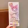 Horquilla para el pelo para niña, pequeña y bonita, con flores de verano, accesorios para el pelo para niña