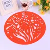 Posavasos de fieltro Hueco láser Manteles individuales Aislamiento térmico Posavasos de fieltro al por mayor Posavasos creativos Se puede imprimir el logo