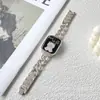 Série de Cores Starlight É Adequada para Coleção de Pulseiras de Apple Watch S11 Pulseira de Relógio de Aço Inoxidável Novo Metal Fino