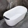 Banheira de Hidromassagem Autoportante Colorida de Acrílico para Adultos, Tamanho Pequeno, Sem Instalação, Dupla Camada Isolada, Moderna