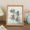 Echando un vistazo a Pinturas de Paisajes, Regalos del Día del Maestro para Maestros, Regalos de Caligrafía, Adornos para Marcos de Fotos, Mesa de Entrada de Sala de Estar, Decoración de Caligrafía y Pintura