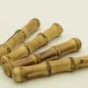 Cabo de talher multicor feito à mão, conjunto de faca e garfo com cabo de bambu em aço inoxidável
