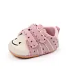 Zapatos Nuevos para Niños Pequeños Lindos con Puntos y Cara Sonriente Zapatos de Bebé Zapatos para Bebés de 0 a 1 Año Suela de Goma Antideslizante Cómodos