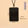 Colgante de Obsidiana Natural Bagua Esquina Potenciadora al por Mayor, Cinco Elementos, Qiankun, Cultura Tradicional China, Productos Culturales y Creativos, Colgantes para Pareja para Hombres y Mujeres