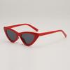 Nuevas Gafas de Sol Triángulo Retro Moda Versátiles Ojo de Gato Moda Spice Girl Fotografía Callejera Gafas de Sol con Protección Solar de Gama Alta