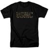 Camiseta masculina clássica retrô de comércio exterior estilo europeu e americano CORPO DE FUZILEIROS NAVAIS DOS EUA