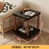 Mesa de Centro para Sala de Estar, Adecuada para Apartamentos Pequeños, Mesa Auxiliar Móvil para Cama, Nuevo Modelo 2025, Mesa Pequeña Simple Moderna para Dormitorio