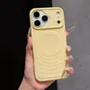 Funda de Teléfono con Patrón de Onda de Dopamina Compatible con Apple 18PROMAX Moderna 17 Color Sólido Simple 11/12/13 Resistente a Caídas
