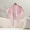 Chal de Cachemira para Mujer 100% Cachemira Pura Nueva Moda Color Sólido Tejido Hueco Bufanda Triangular Cálida