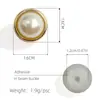 Anel de Moda de Metal Prateado com Design de Estrela e Coração, Incrustado com Pérolas, Fivela de Sapato Exquisita de Luxo Leve Banhada a Ouro para Tamancos