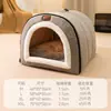 Canil para Cães para Todas as Estações, Removível e Lavável, Cama Quente de Inverno para Cães, Tipo Casa, Casa de Cachorro de Inverno, Canil para Gatos, Suprimentos para Canil de Animais de Estimação