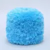 Coral de cristal terciopelo lana hilo grueso piel sintética bufanda sombrero Bebé Bebé Bebé Bebé hilo tejido a mano bola de lana