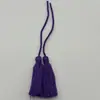Atacado em estoque 4,5 cm franjas pequenas de poliéster-algodão, fio de algodão colorido para decoração de roupas, headwear DIY, pingentes para chaveiro