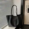 Bolso de Mano Grande de Mujer Retro Europeo y Americano, Bolso de Hombro para Compras, Bolso Tote de Moda Simple y Versátil para Mamá, Casual