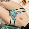 Lencería Sexy Tallas Grandes Tao Nai'Er, Atractivo Bordado de Encaje, Tirantes Finos Calados, Braguitas Transparentes de Mariposa Juguetona