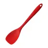 Espátula de silicona para sopa transfronteriza, juego de 11 piezas, espátula de silicona antiadherente, espátula de mango extendido, silicona de grado alimenticio, utensilios de cocina