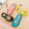 Pantuflas Luminosas Infantiles Zanahoria Conejo Chanclas de Gel Cristal LED Parpadeantes Cuadros Sandalias para Niñas de Interior y Exterior