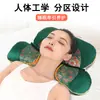 Nueva almohada combinada multifuncional desmontable al por mayor costura de seda y satén gusano conjoined almohada para el cuello almohada para moxibustión en casa