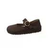 Zapatos Mary Jane Retro de Dos Vías Estilo Francés para Mujer, Nuevos 2026 Planos de Espalda Cerrada con Correa Única y Boca Baja