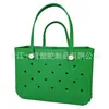 Bolsa de Praia Eva Perfurada em Estoque, Bolsa de Mão Feminina de Grande Capacidade, Bolsa Cesta Organizadora de Cosméticos, Bolsa Transversal