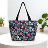 Bolso de Mano para Mujer con Estampado de Moda Bolso de Hombro Bolso de Compras Multibolsillos Bolso para Salir para Mamá Tela Oxford Impermeable