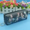 Han Xing accesorio tinta rosa straykids ive TWICE personalidad PU almacenamiento bolsa de papelería estuche de lápices accesorio estrella