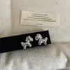 Brincos Estéreo de Metal em Formato de Pônei para Mulheres, Brincos Únicos, Requintados, Modernos e Versáteis