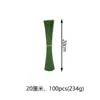 Alambre floral con recubrimiento verde de 2 mm No. 2 accesorios DIY de 40 cm para flores de jabón, rosas, flores artificiales
