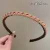 Diadema de verano con diseño texturizado para mujer, accesorio para el cabello de corona alta para uso diario, diadema de lujo de alta gama con dientes para mujer