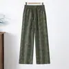 Nuevos Pantalones Frescos de Verano 2026 de Tiro Alto Vintage para Madres, Elegantes Pantalones Rectos Elásticos Adelgazantes para Mujeres de Mediana Edad y Mayores
