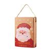 Procesamiento y Personalización de Tarjetas de Felicitación Quemadas, Cajas Creativas para Dulces, Cajas de Regalo de Navidad y Año Nuevo, Maletas de Papel Kraft, Fuente al Mayoreo