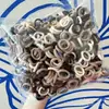 500 Pacotes Argola de Toalha Sem Costura Elástico de Cabelo Infantil Elástico de Cabelo para Bebê Não Danifica o Cabelo Corda de Cabelo Anel de Polegar Corda de Cabeça para Meninas