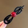 Pinza para el cabello Advanced Sense Twist Clip para mujer, parte posterior de la cabeza, pinza de tiburón para el cabello 2024 Nueva perla lazo pinza de un palabra