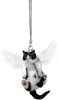 Decoración de Colgante de Gato Acrílico, Adorno Colgante para Interior de Coche Globo, Accesorio Divertido, Llavero para el Hogar