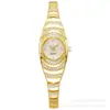Relógio feminino best-seller transfronteiriço com mostrador cravejado de diamantes, pulseira de aço, movimento a quartzo, relógio de pulso casual e simples elegante para mulheres, atacado