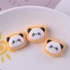 Linda textura caricatura panda comida juego diy hecho a mano accesorios para el cabello gel crema pinza para el cabello caja de papelería accesorios de resina