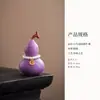 Adornos de Cerámica Estilo Chino en Forma de Calabaza para Mesa de Centro de Sala de Estar, Mesa de Té, Vestíbulo, Decoraciones de Oficina, Caja de Regalo para Inauguración de Casa, Regalo de Año Nuevo Chino