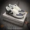 Tenis Originales Af1 Air Force One Cw228 Blanco Puro, Zapatos Blancos Versátiles Unisex, Zapatos Deportivos de Piel de Vaca