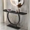 Mesa de Entrada Minimalista Moderna em Ardósia, Mesa Console para Uso Doméstico, Armário Decorativo de Entrada, Mesa de Exibição Criativa Montada na Parede em Estilo Chinês Novo de Luxo Leve